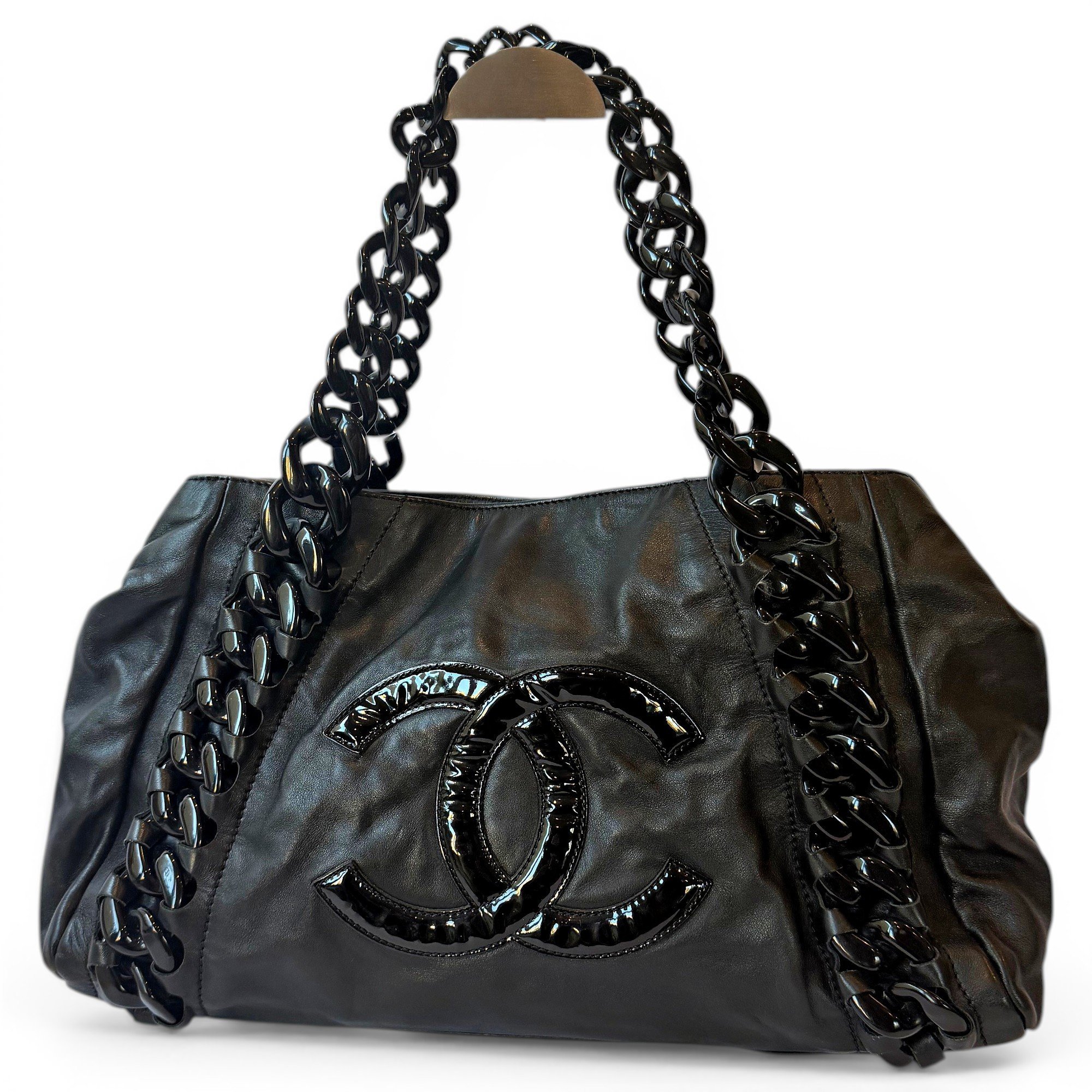 Leather tote