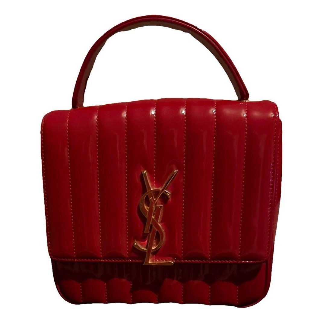 Vicky patent leather crossbody bag