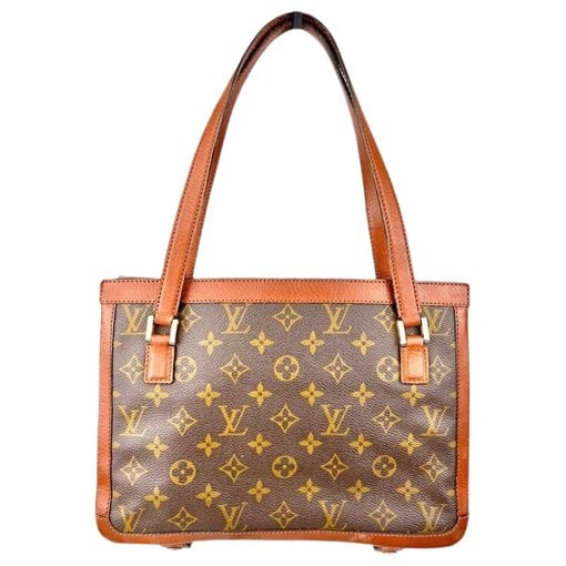Leather clutch bag
