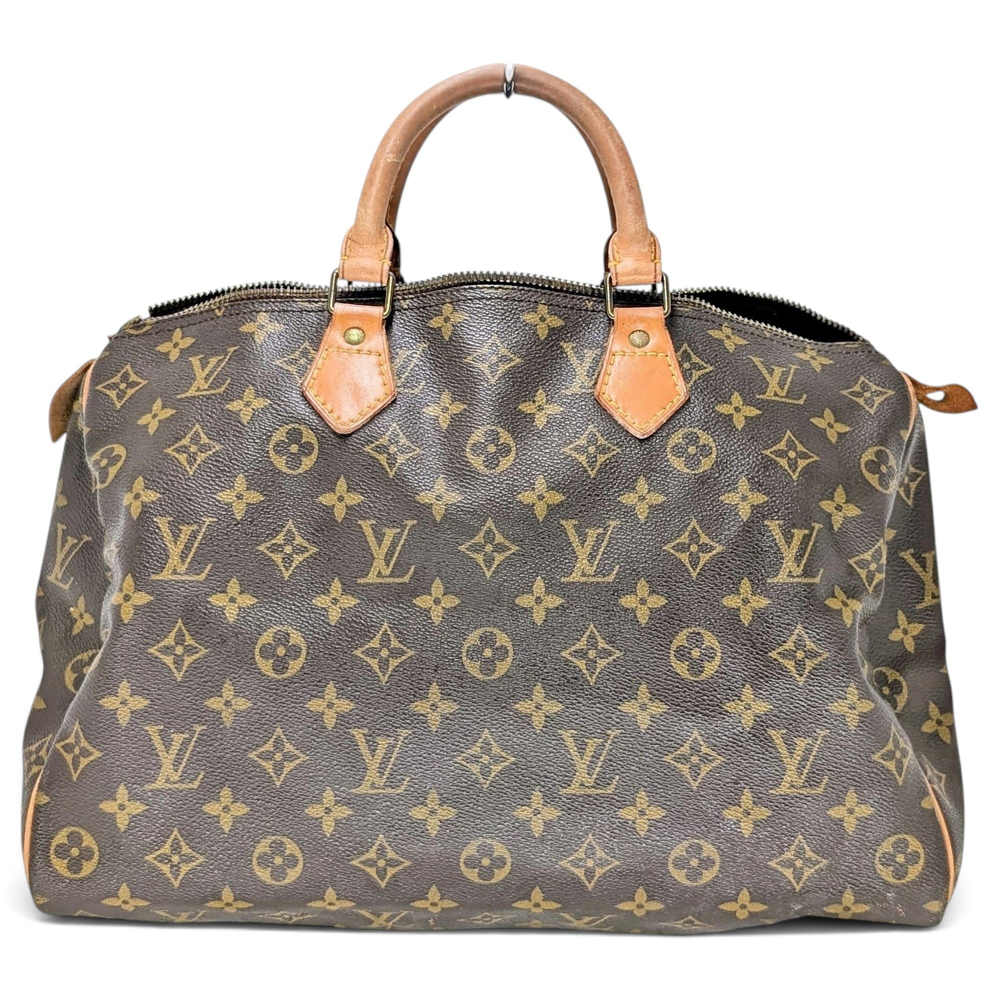 Speedy leather handbag