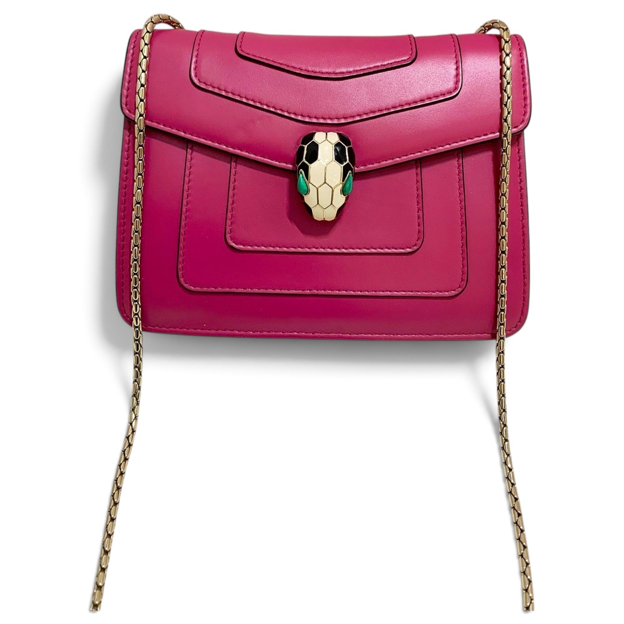 Serpenti leather crossbody bag