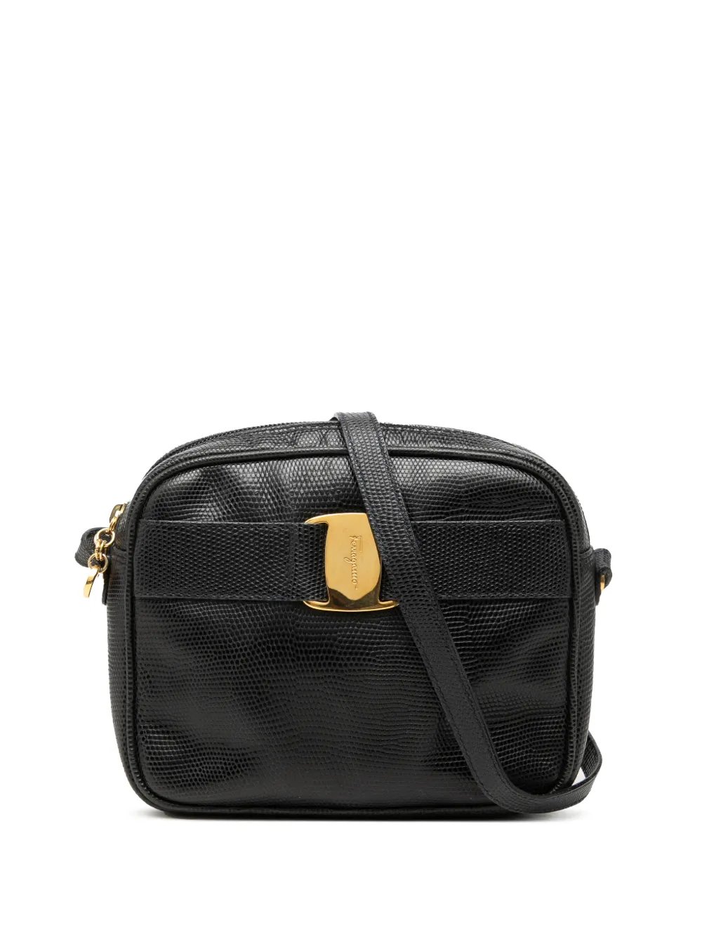2000-2026 Lizard Embossed Leather Vara crossbody bag