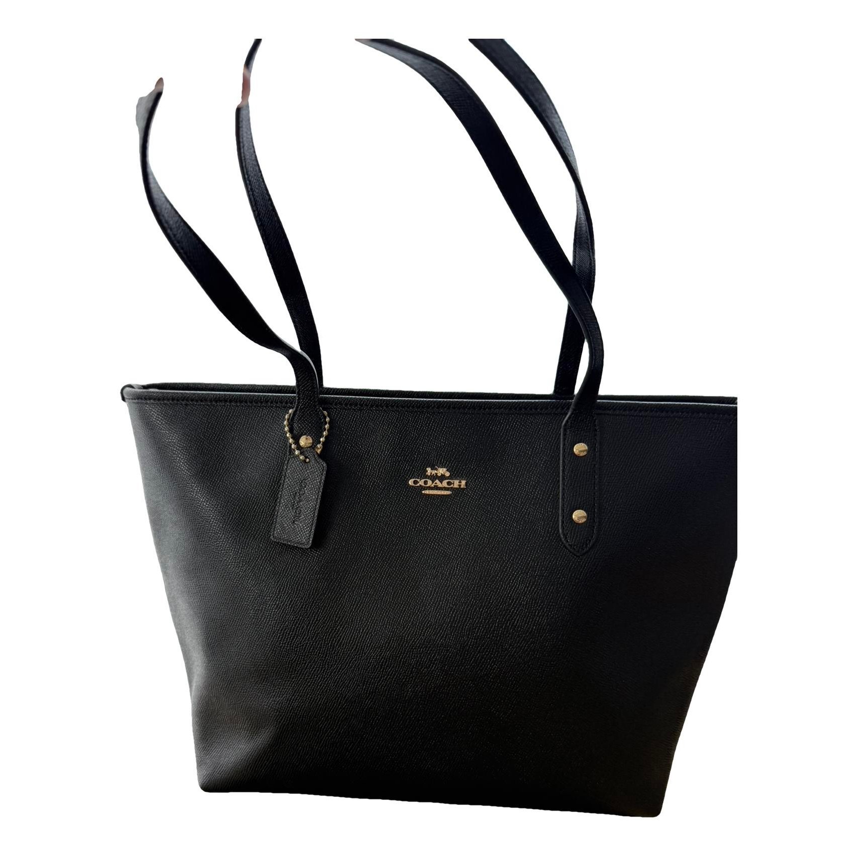 CITY ZIP TOTE leather tote