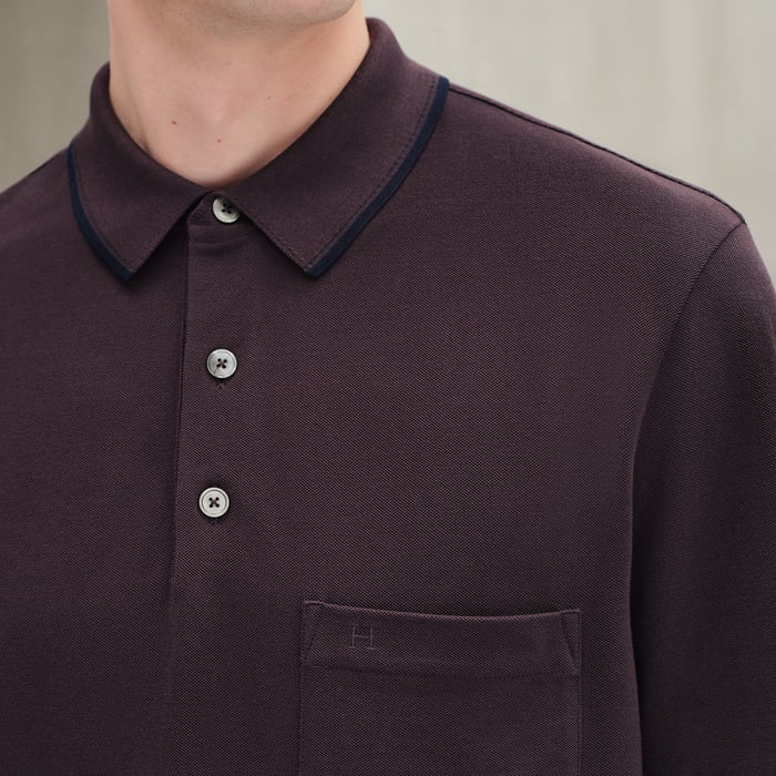 Prunoir "Piqures Sellier" Polo Shirt