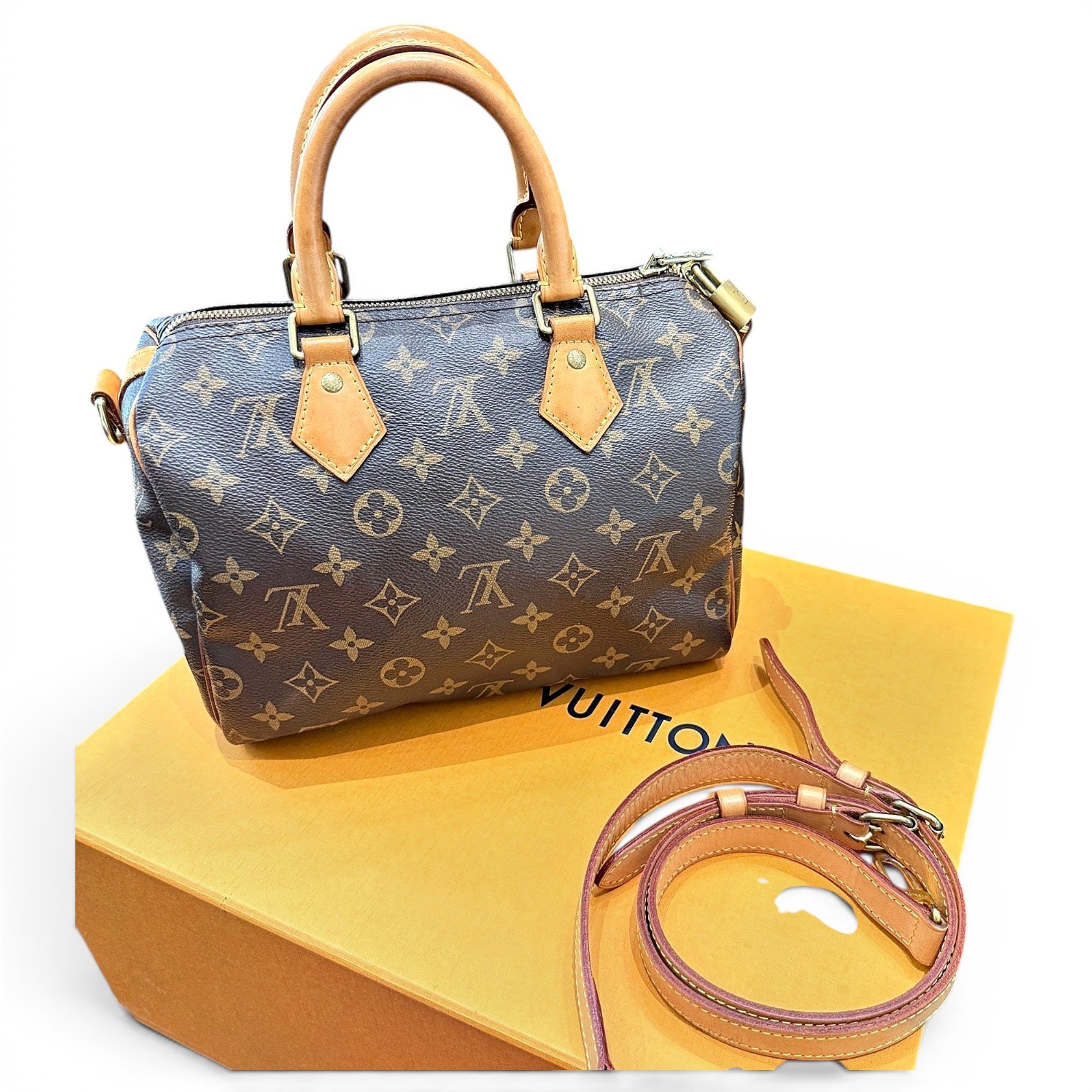 Speedy Bandoulière leather handbag