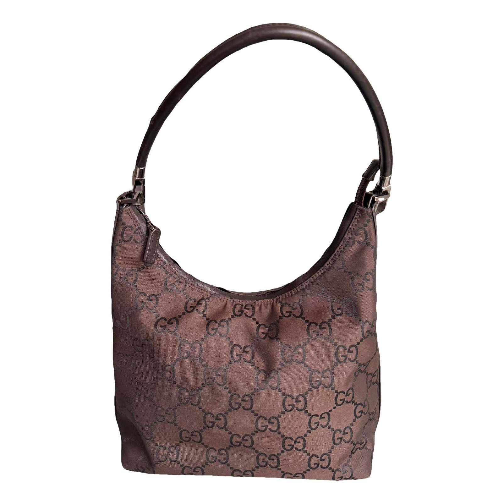 Hobo leather handbag