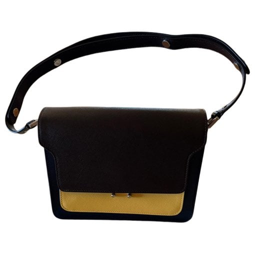 Marni Trunk leather crossbody bag