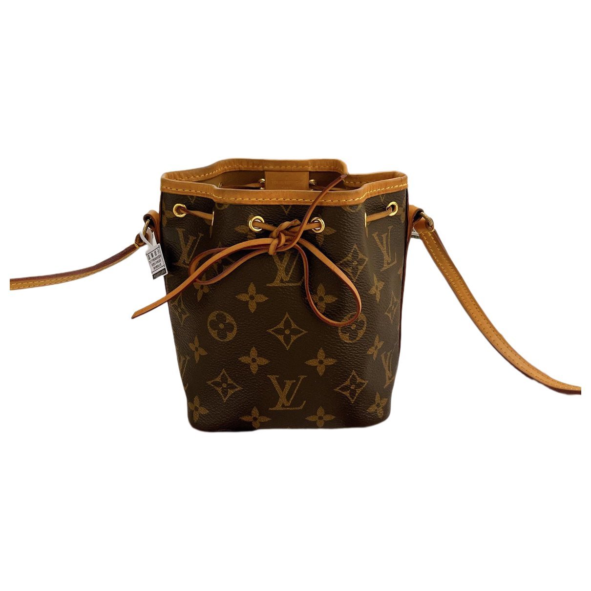 Nano Noé leather handbag