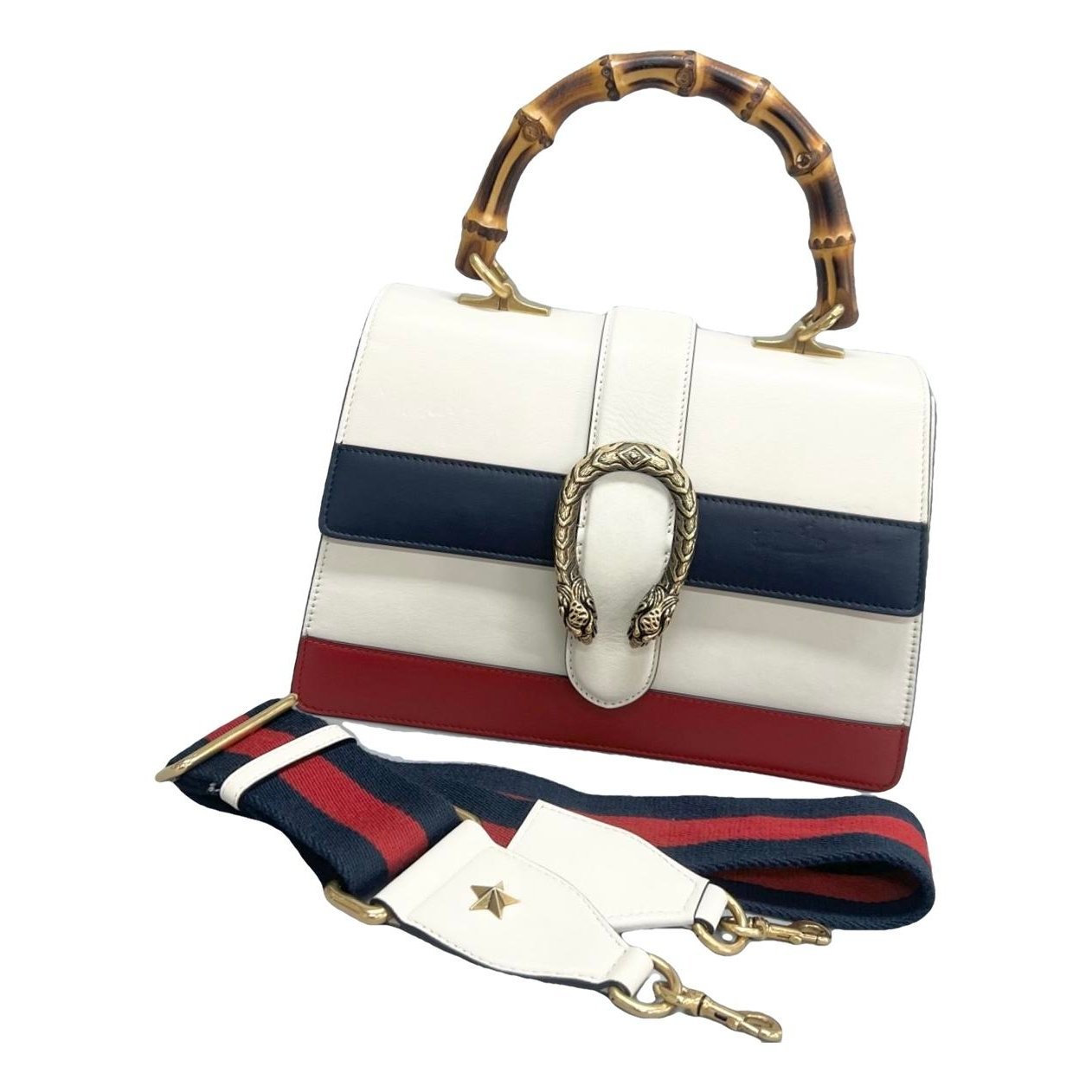 Dionysus Bamboo leather handbag