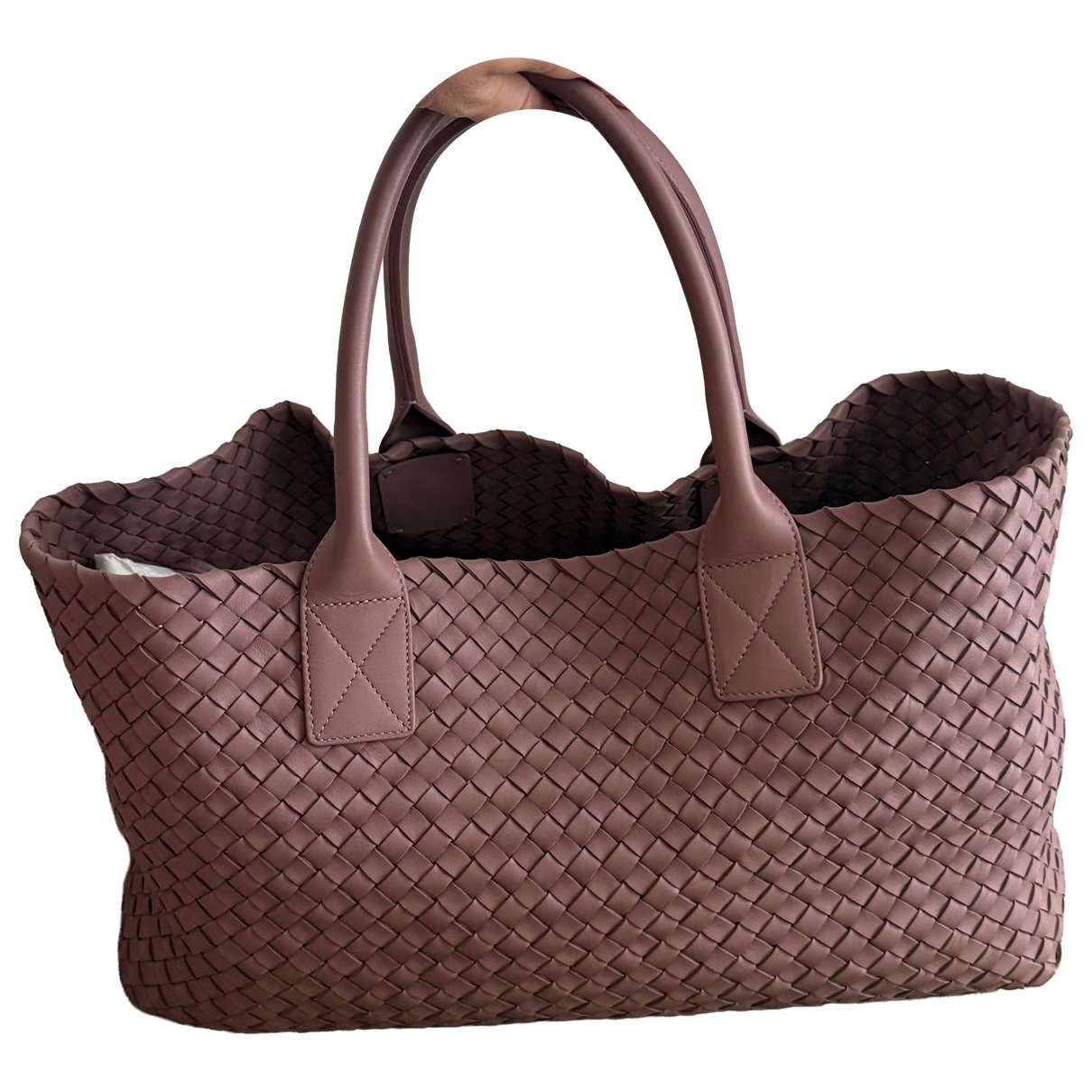 Cabat leather handbag