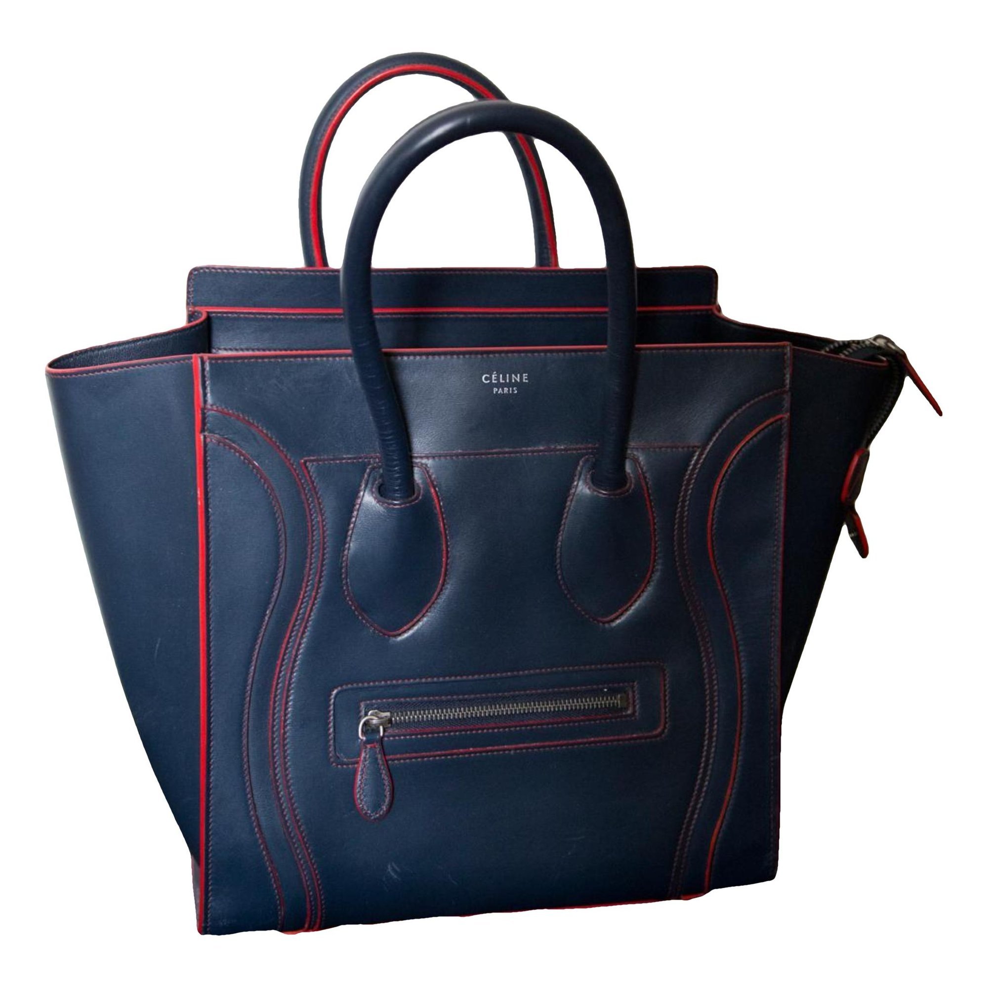Luggage leather handbag
