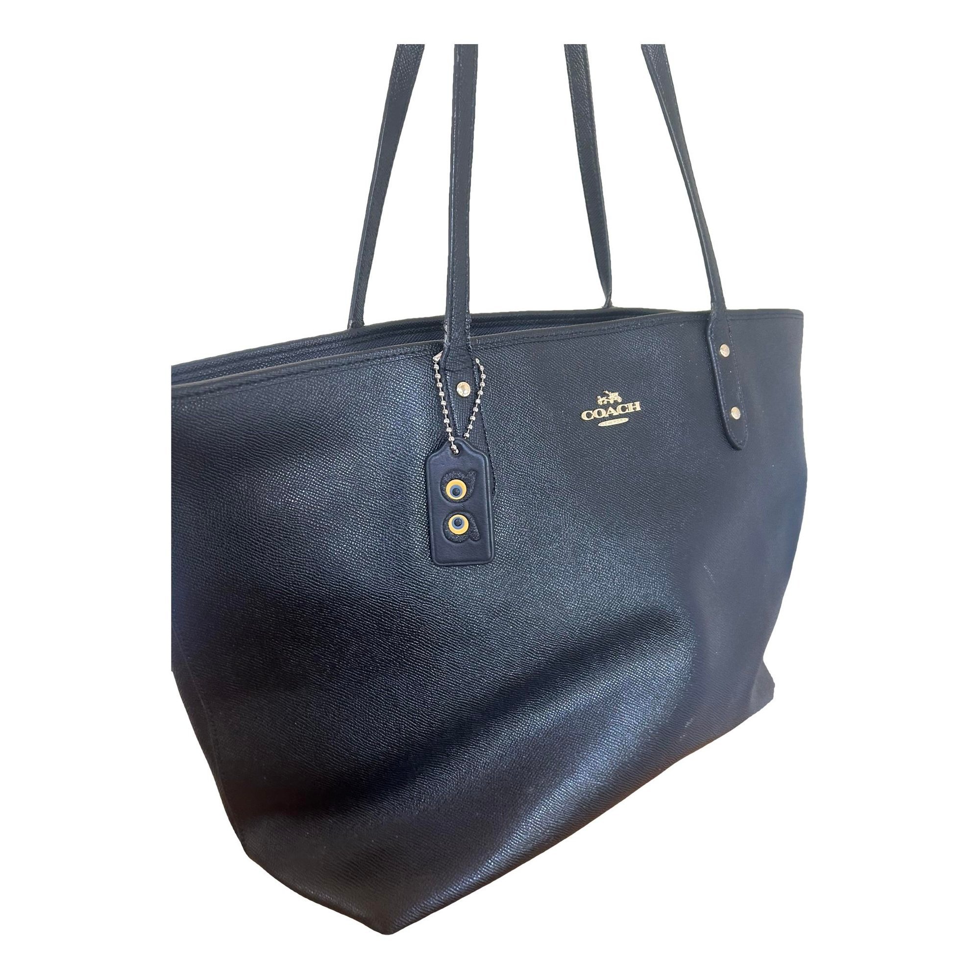 CITY ZIP TOTE leather tote