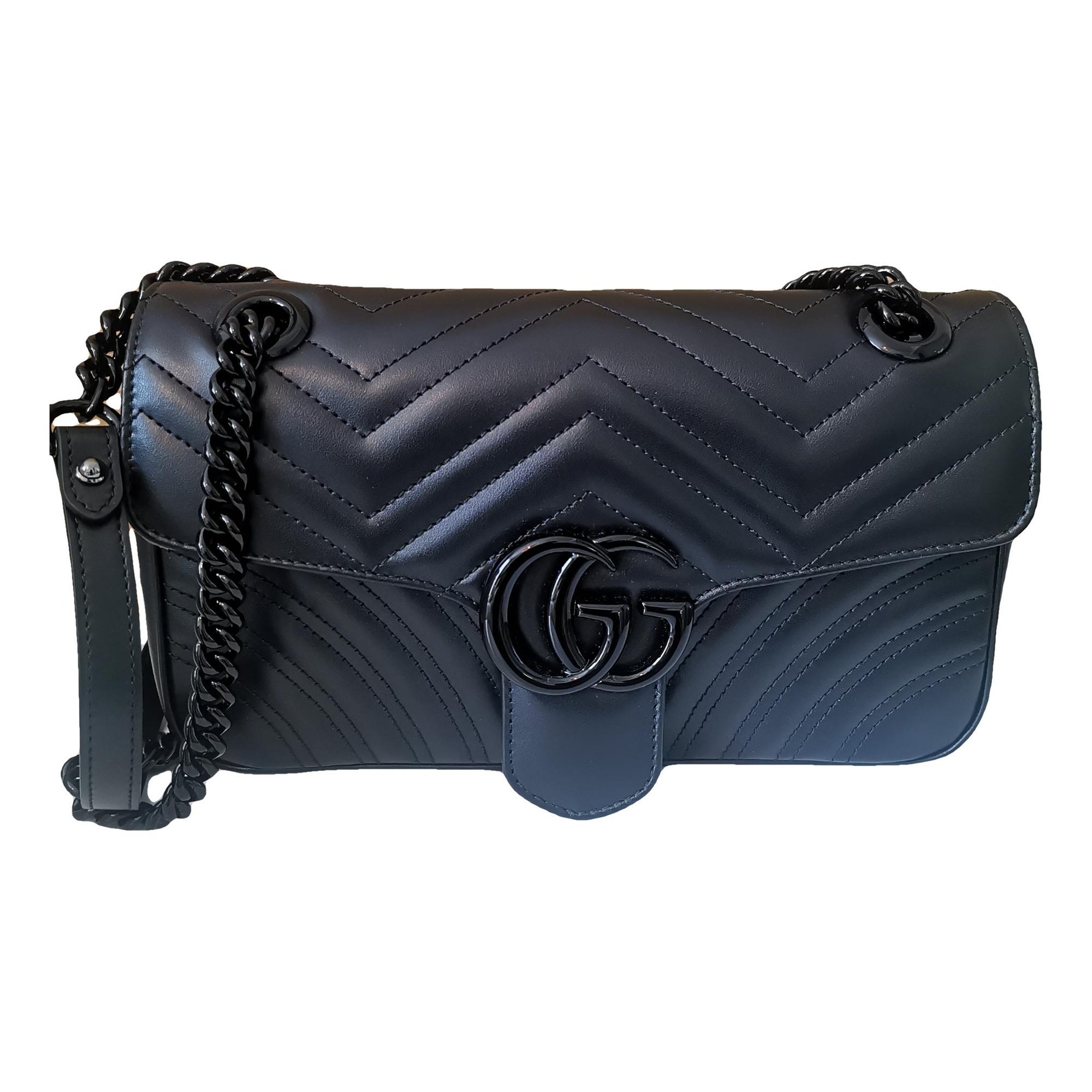 GG Marmont Flap leather crossbody bag