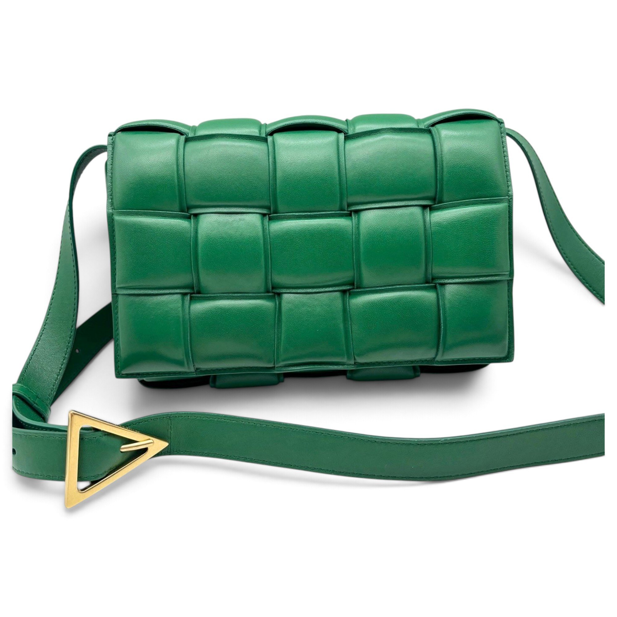 Cassette Padded leather handbag