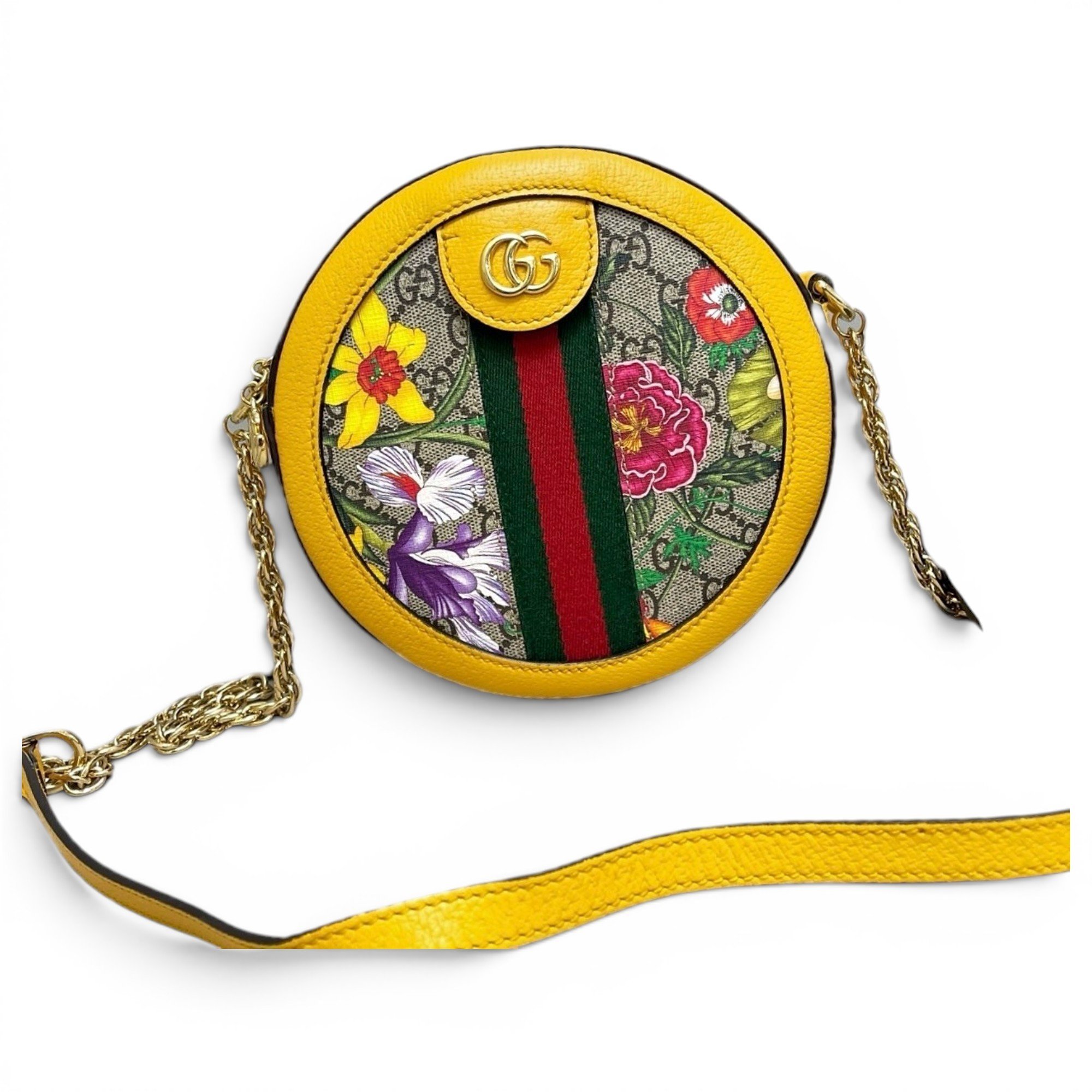 Ophidia Round cloth handbag