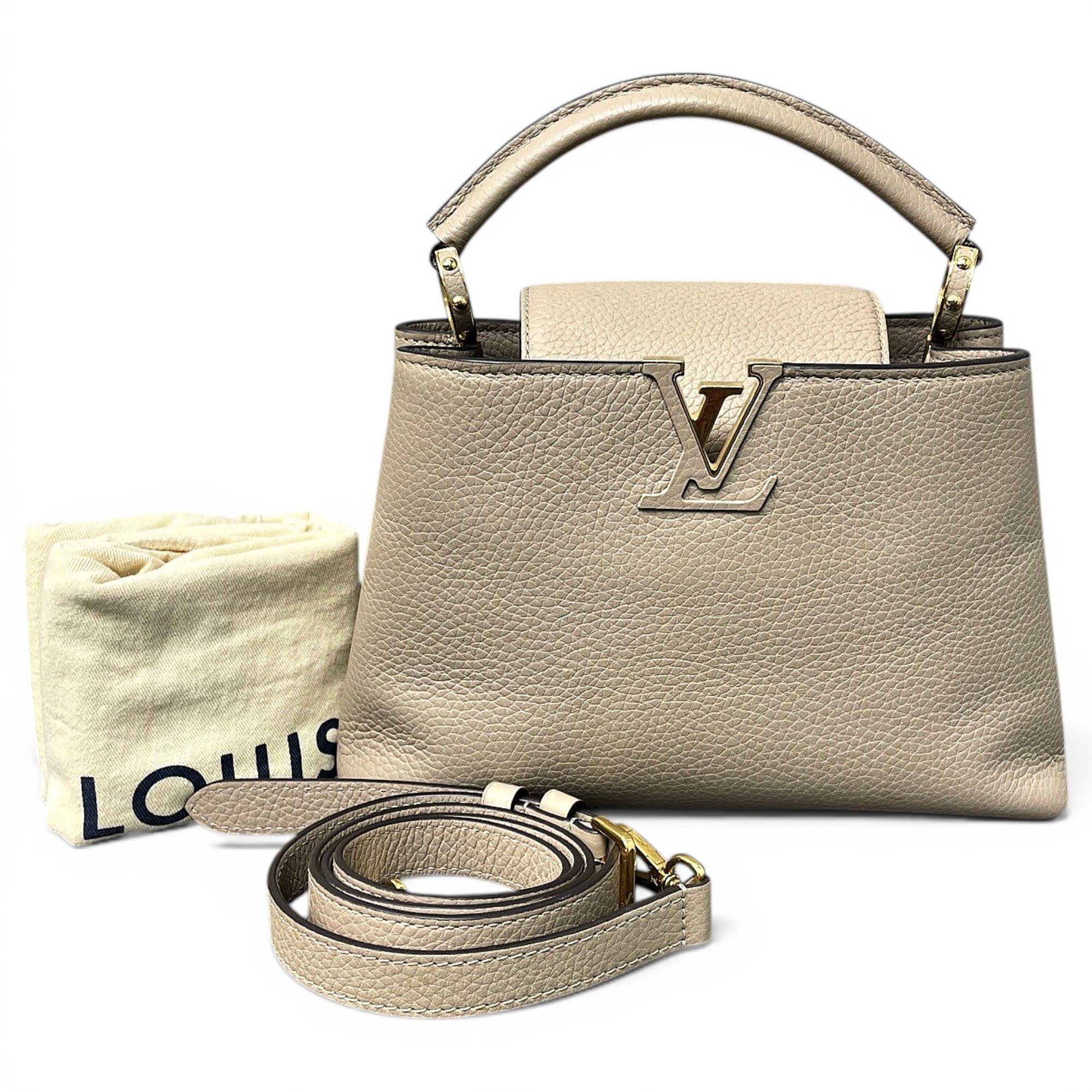 Capucines leather handbag
