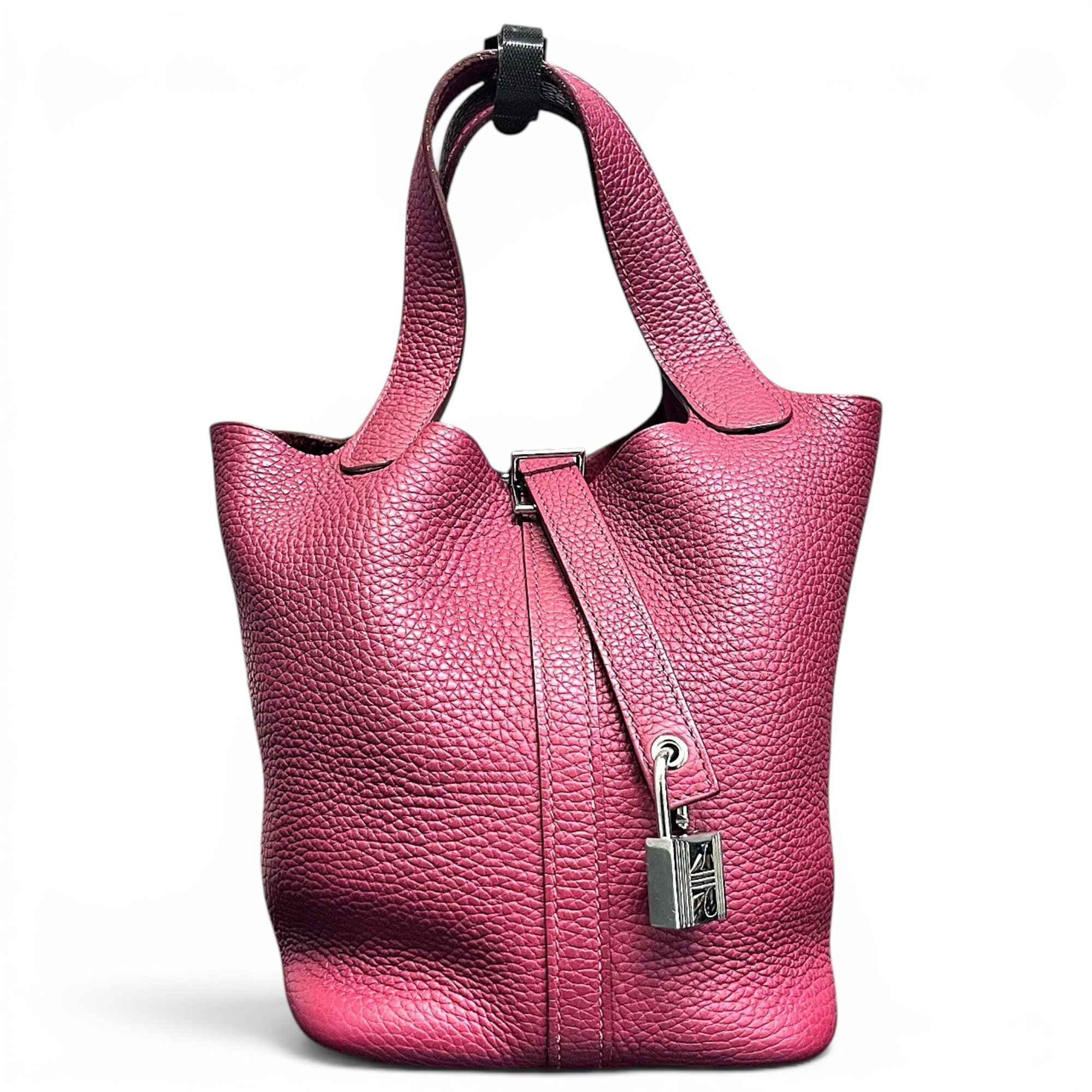 Picotin leather handbag