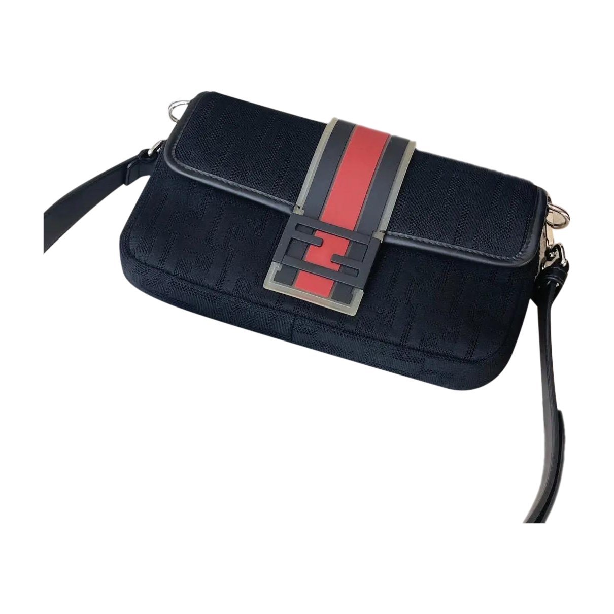 Flat Baguette cloth handbag
