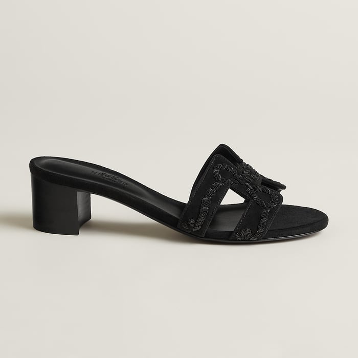 Noir Oasis Sandal