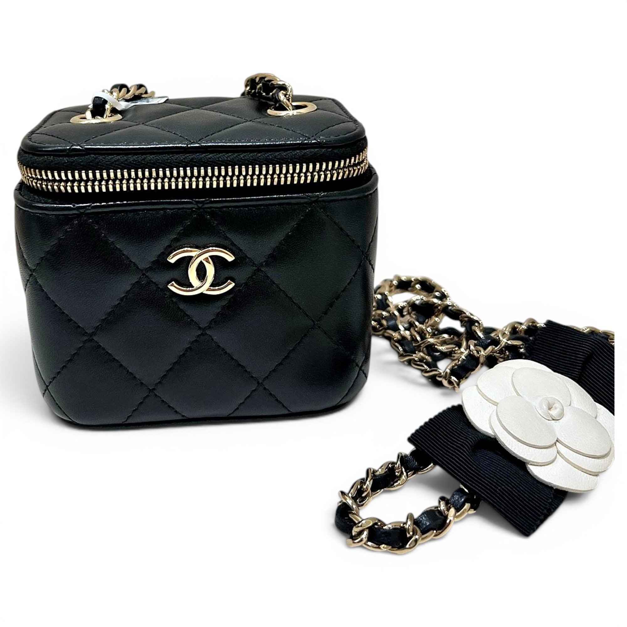 Trendy CC Vanity leather handbag