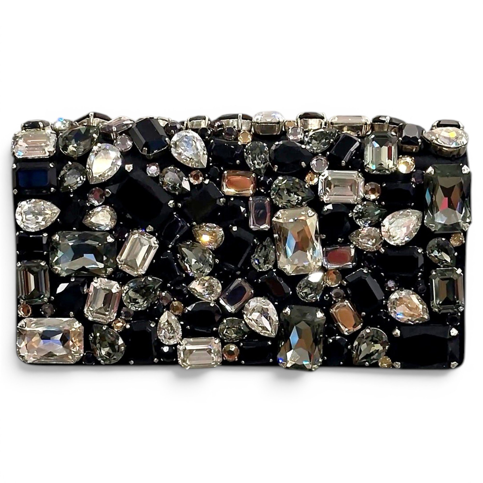 Silk clutch bag