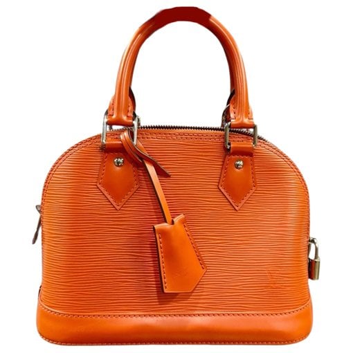 Louis Vuitton Alma BB leather handbag