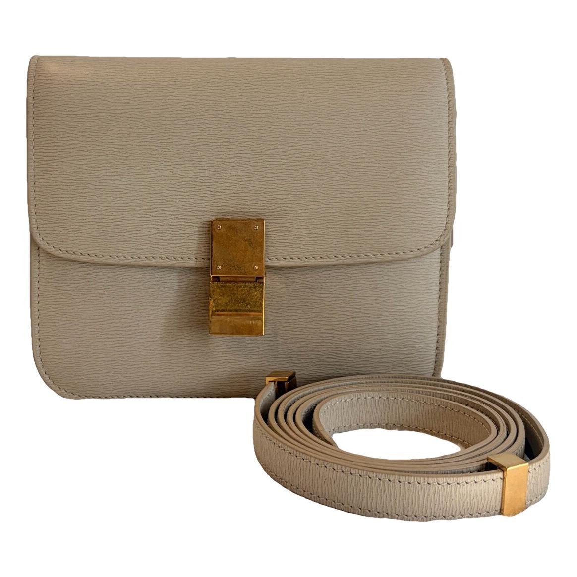 Classic leather crossbody bag
