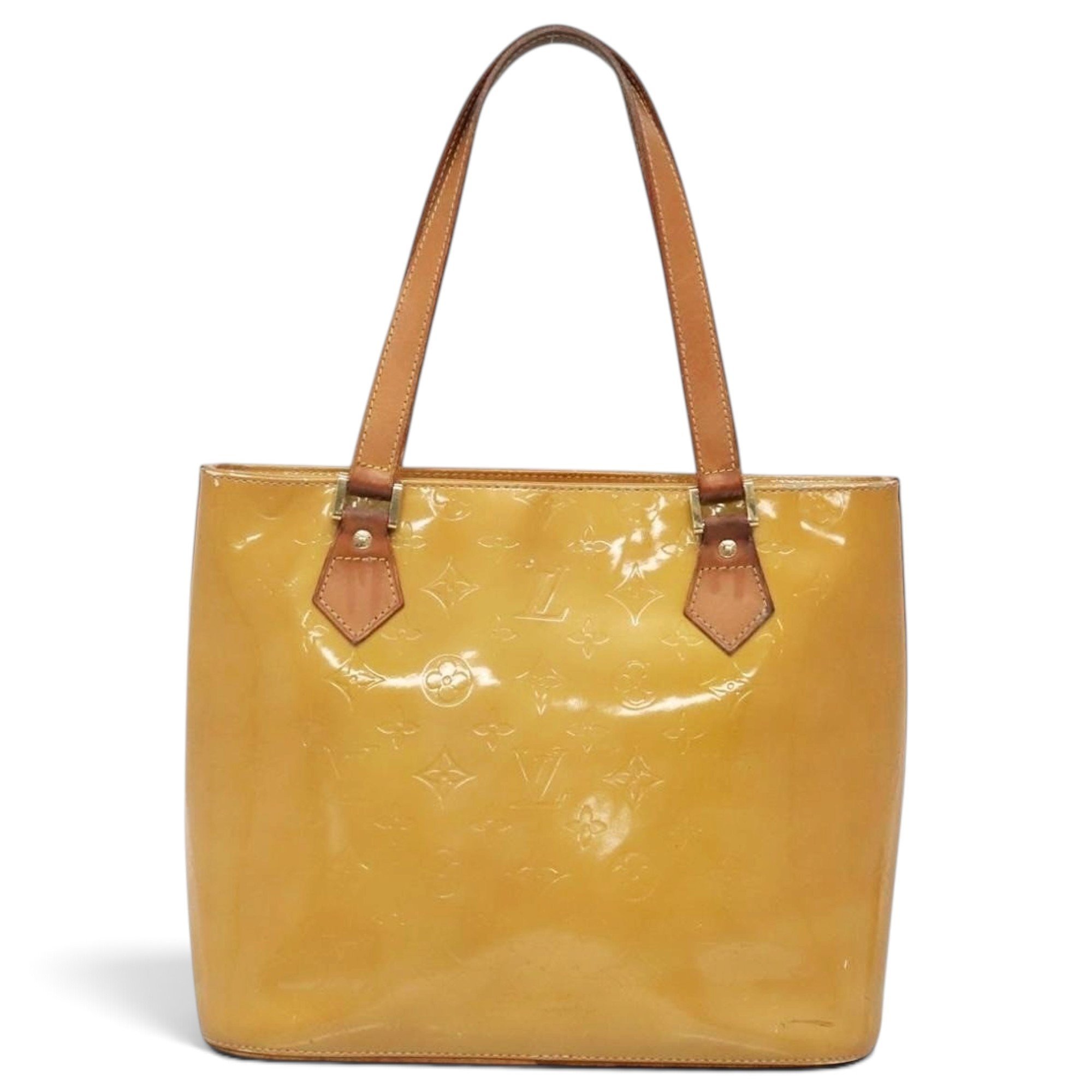Houston patent leather handbag