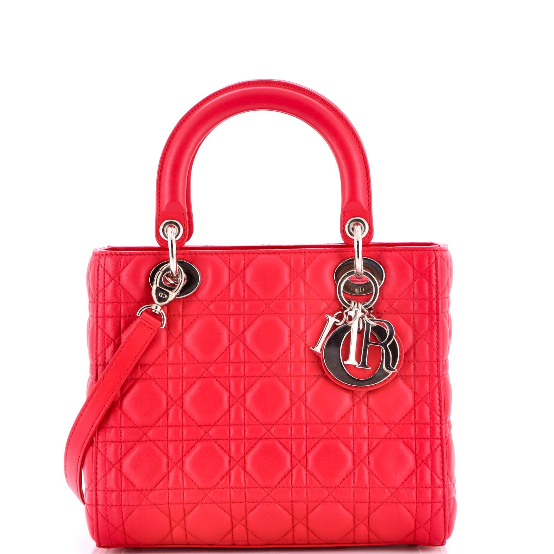 Dior Lady Dior Bag Cannage Quilt Lambskin Medium