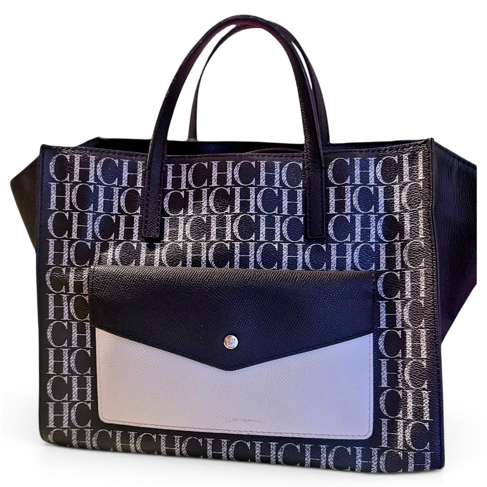Leather tote