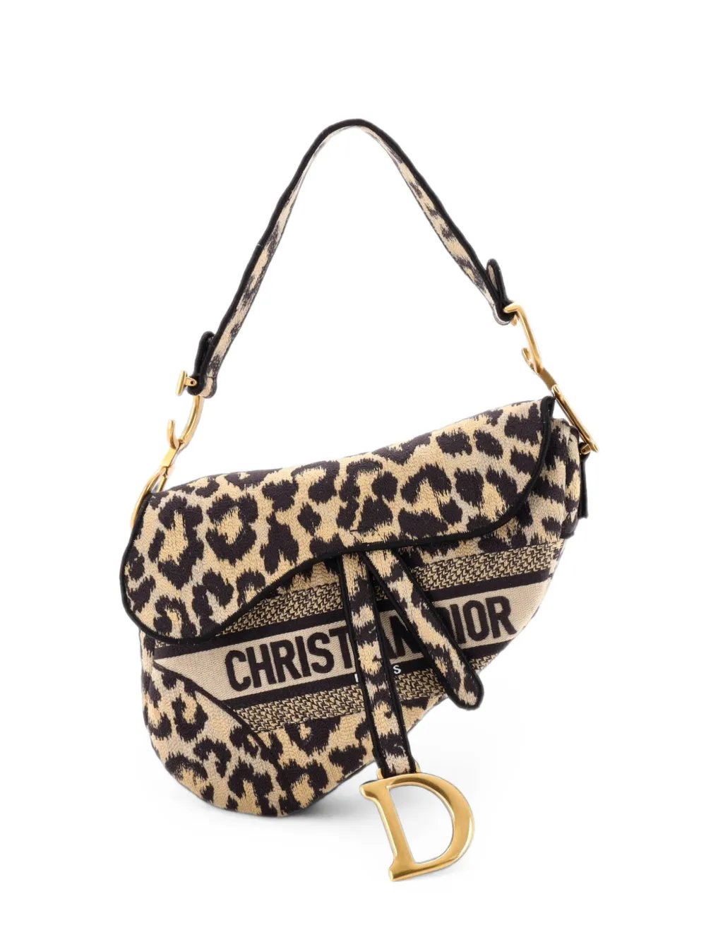 Saddle Handbag Mizza Embroidered Canvas Medium satchel