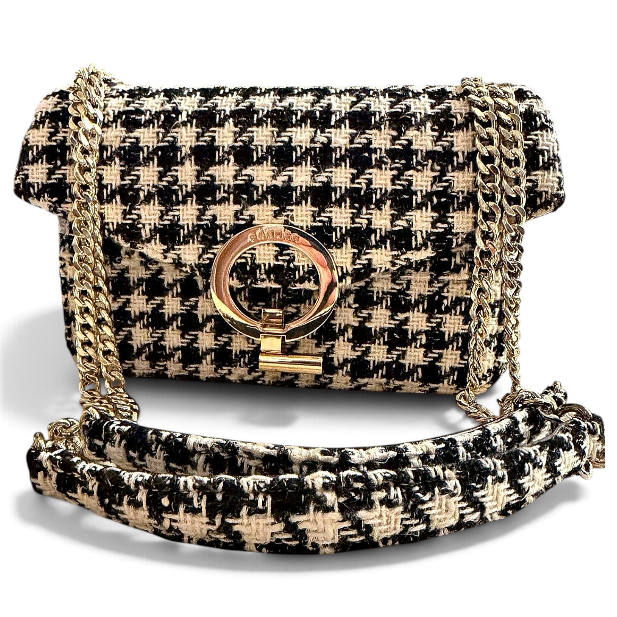 Yza tweed handbag