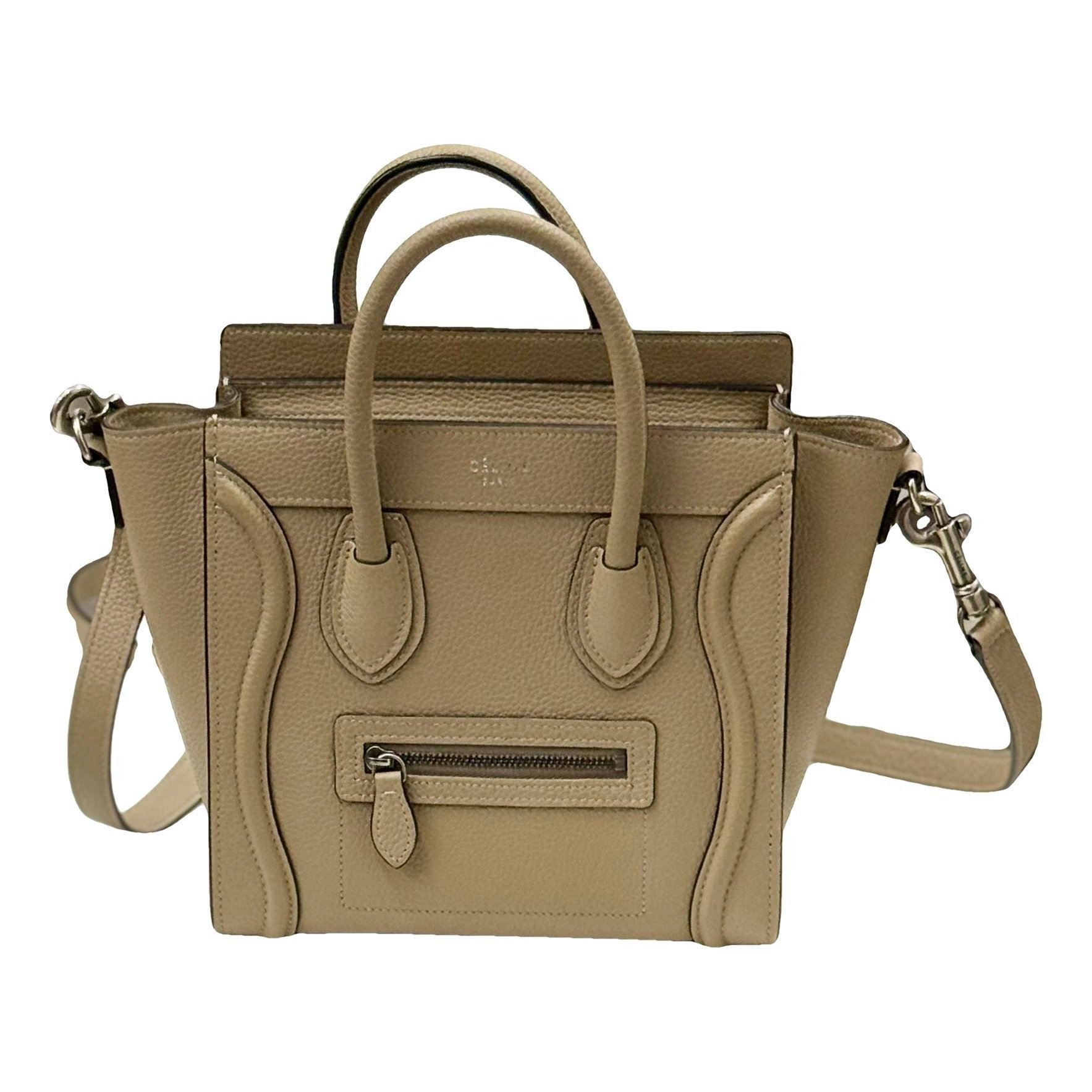 Nano Luggage leather handbag