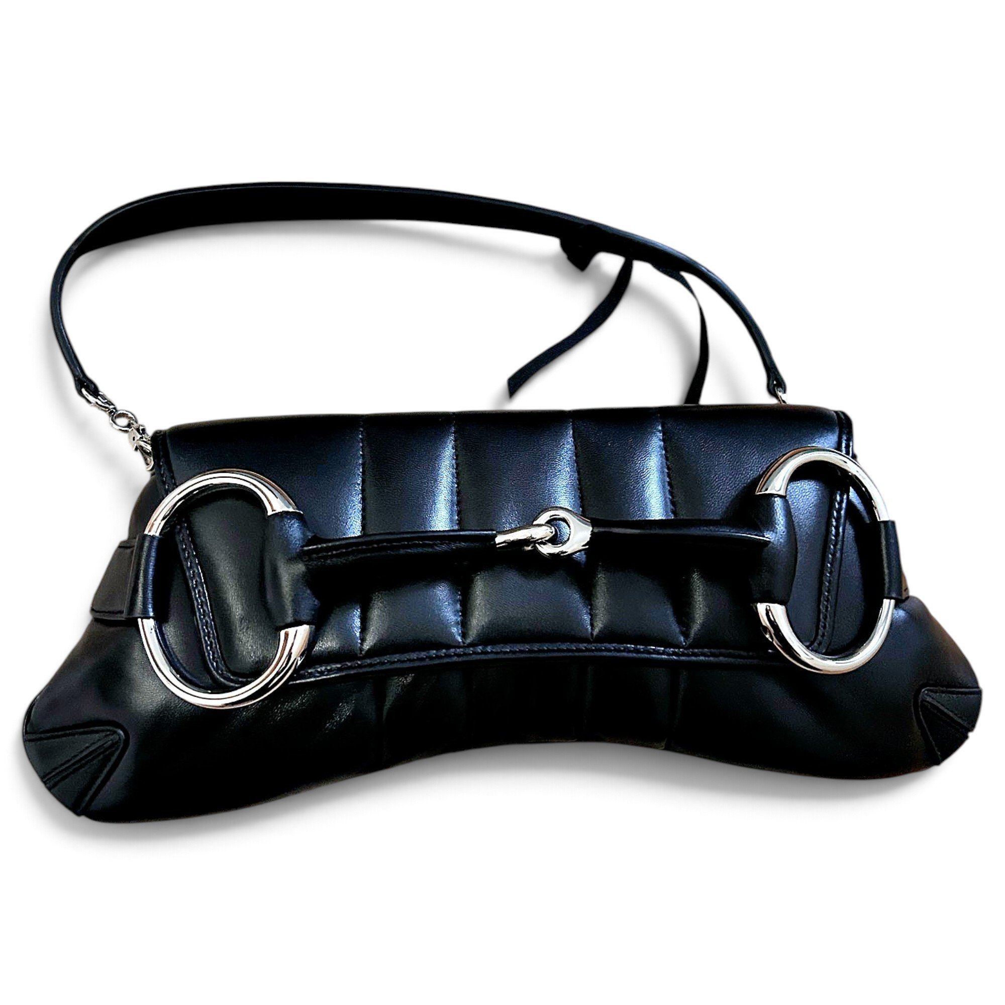Horsebit Chain leather handbag