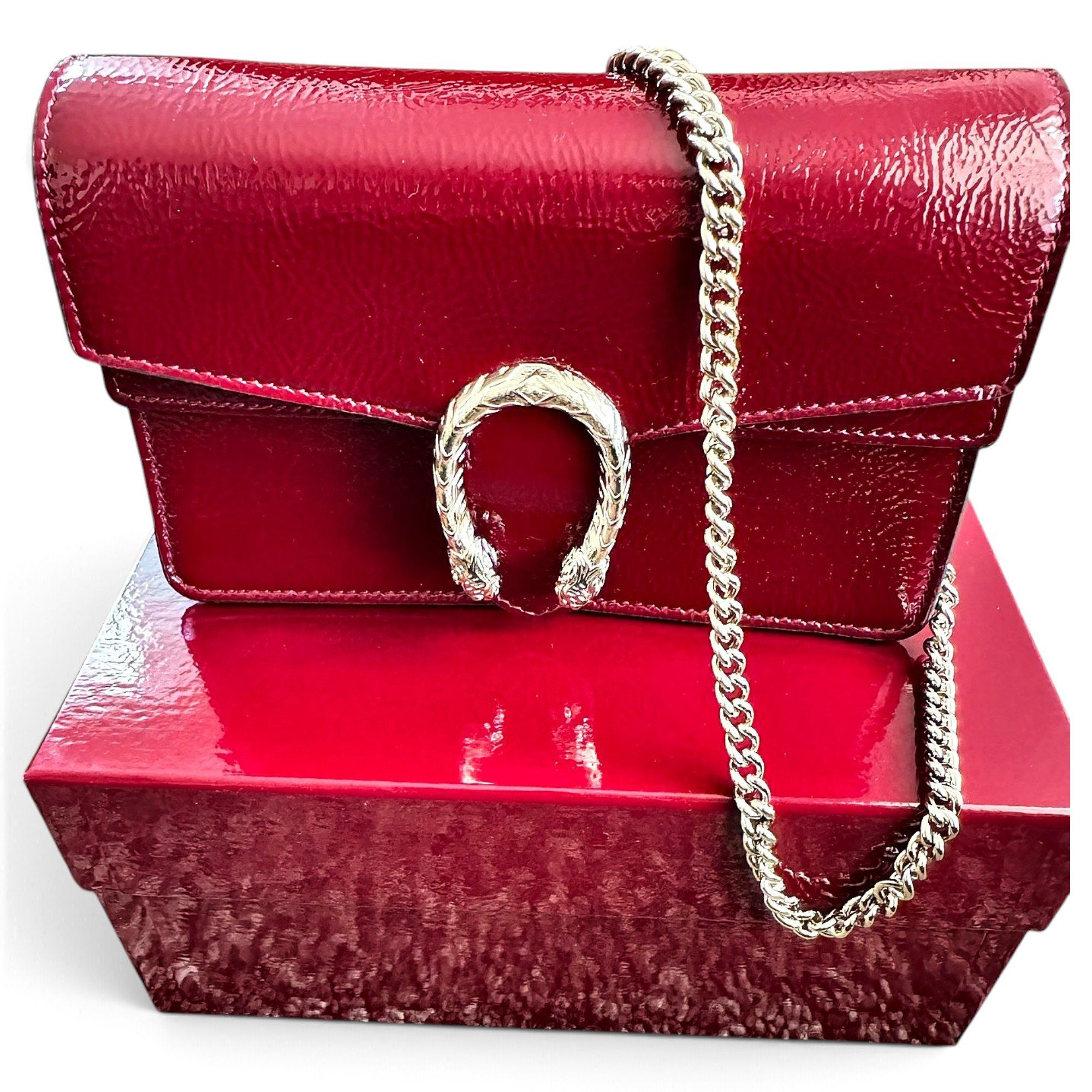 Dionysus patent leather handbag