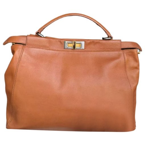 Peekaboo leather handbag