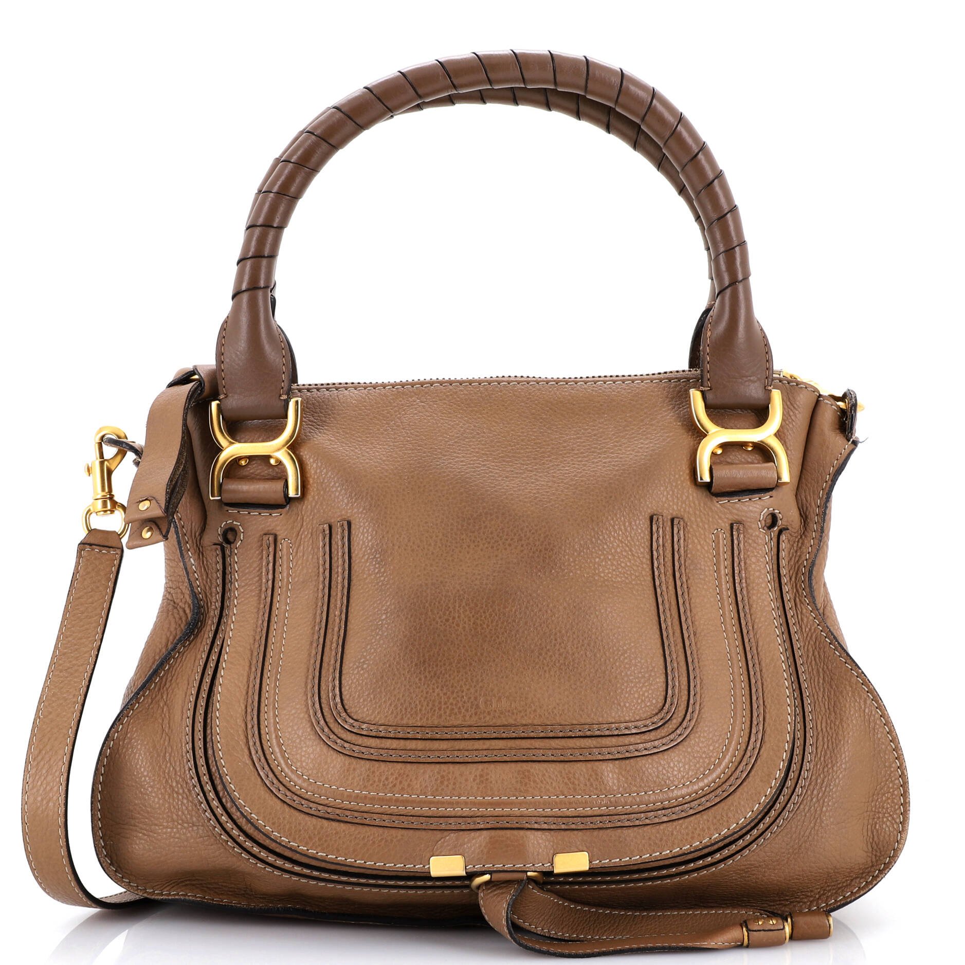 Marcie Satchel Leather Medium