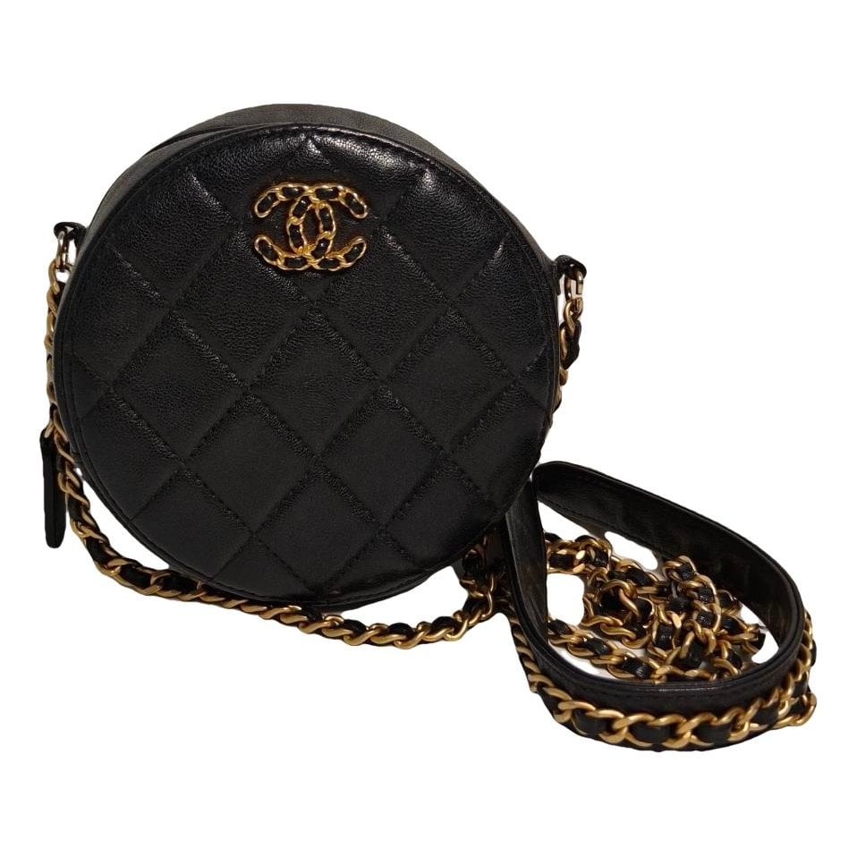 Vanity leather handbag