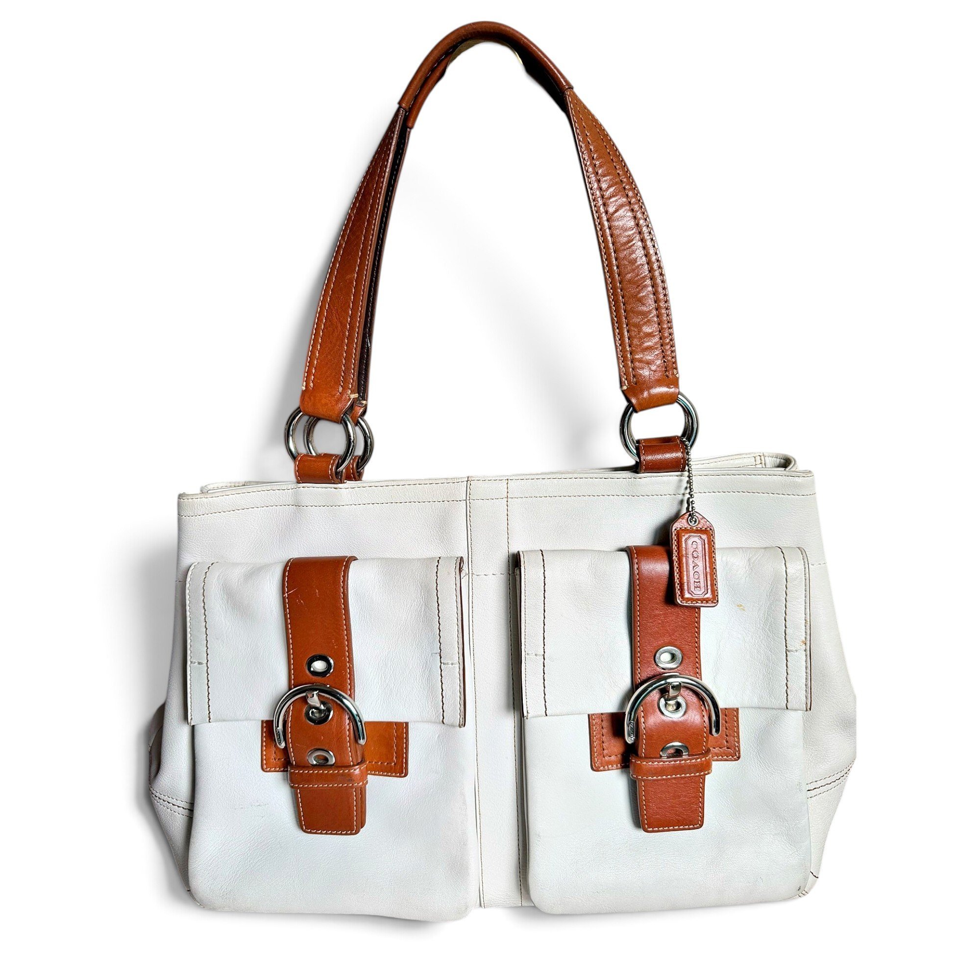 Leather tote