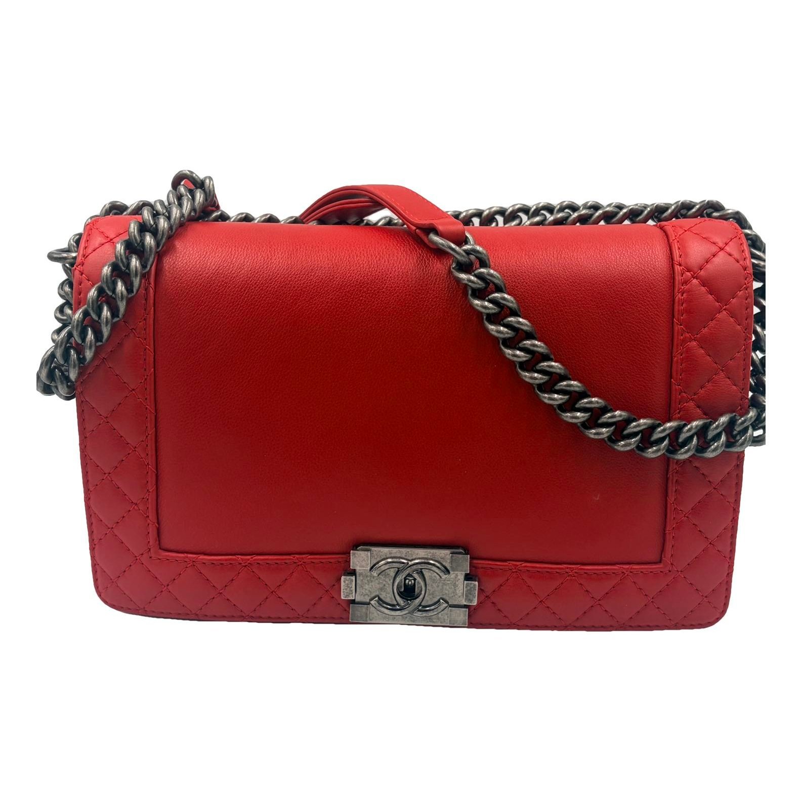 Boy leather crossbody bag