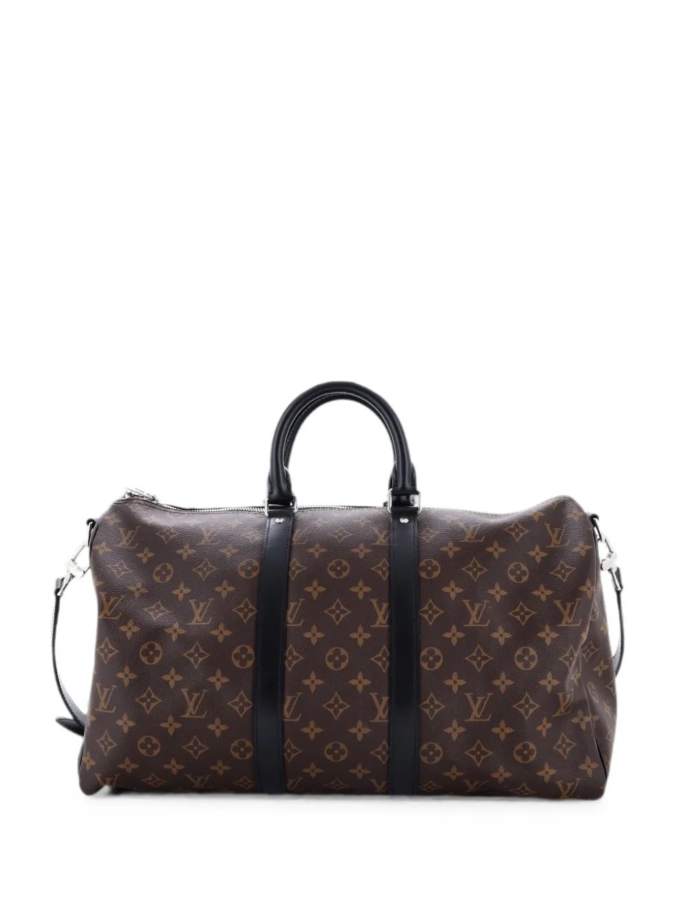 Keepall Bandouliere Bag Macassar Monogram Canvas 45 travel bag