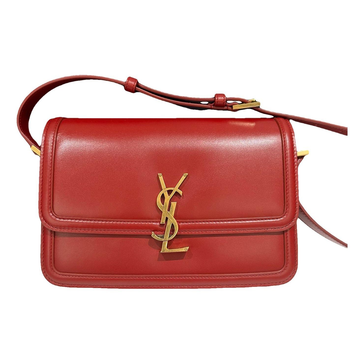 Solférino leather handbag