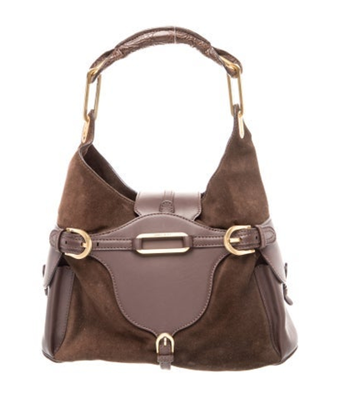 Jimmy Choo Choo Suede Shoulder Bag