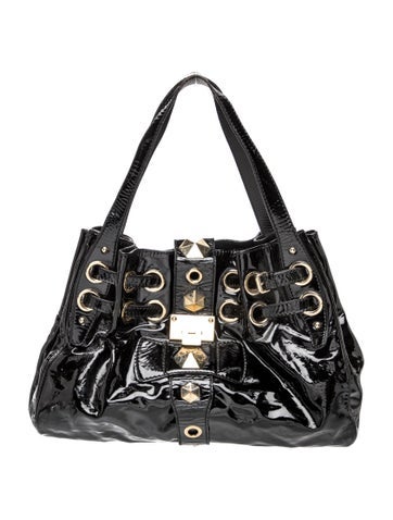 Patent Leather Shoulder Bag