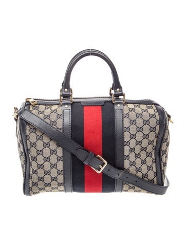 GG Canvas Top Handle Bag