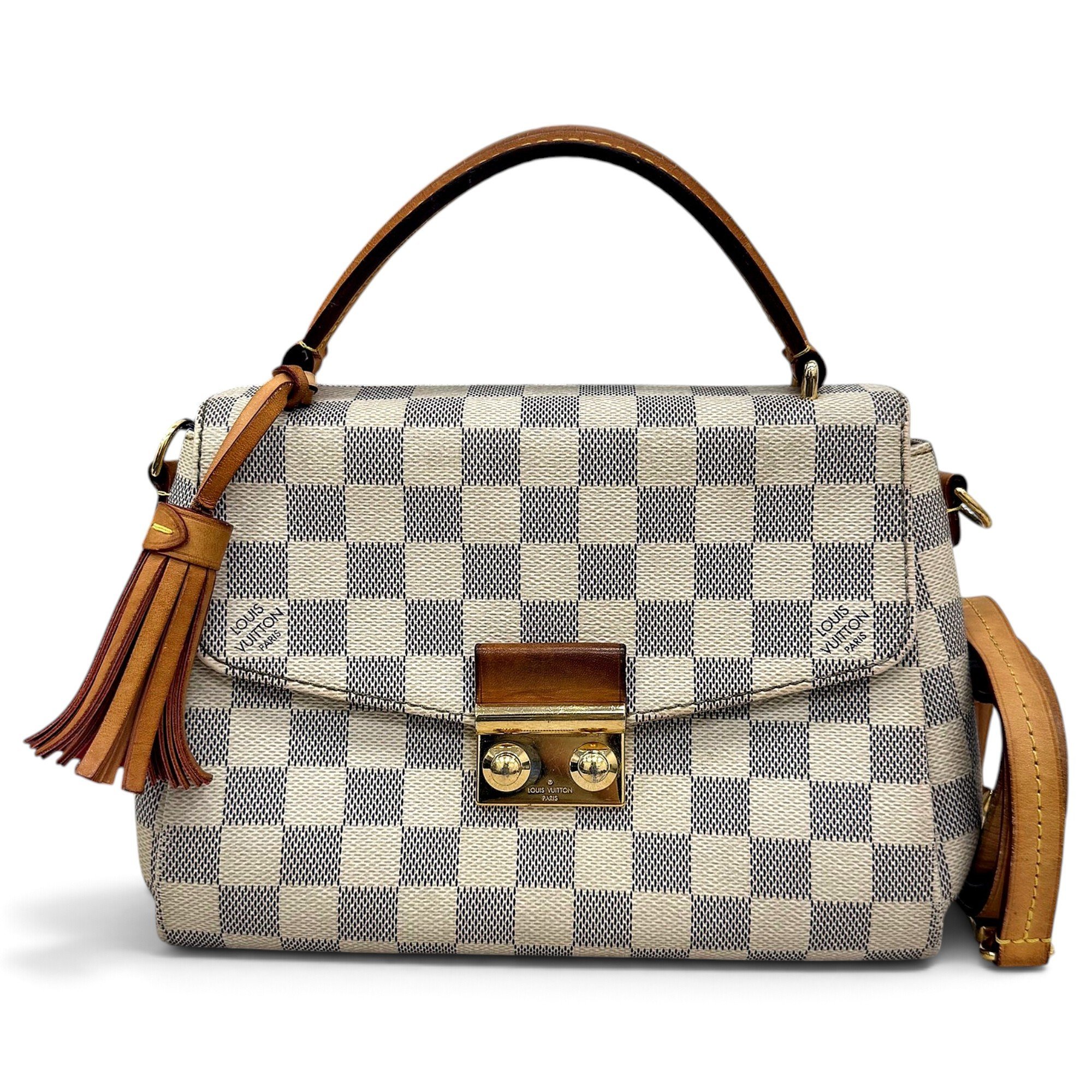 Croisette leather handbag