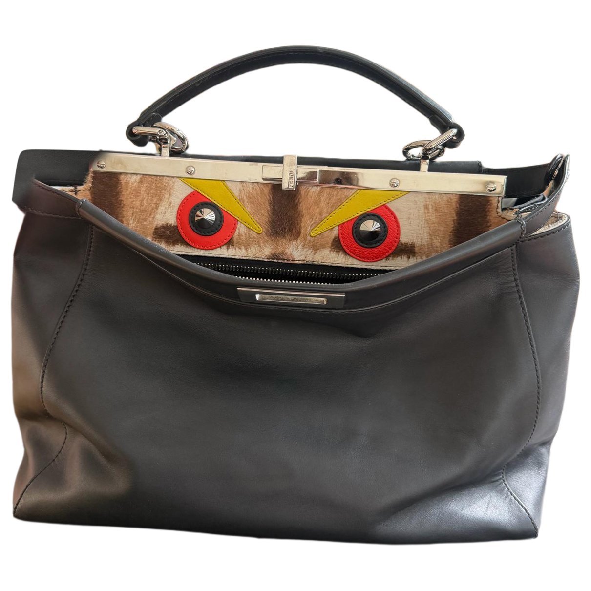 Peekaboo leather handbag