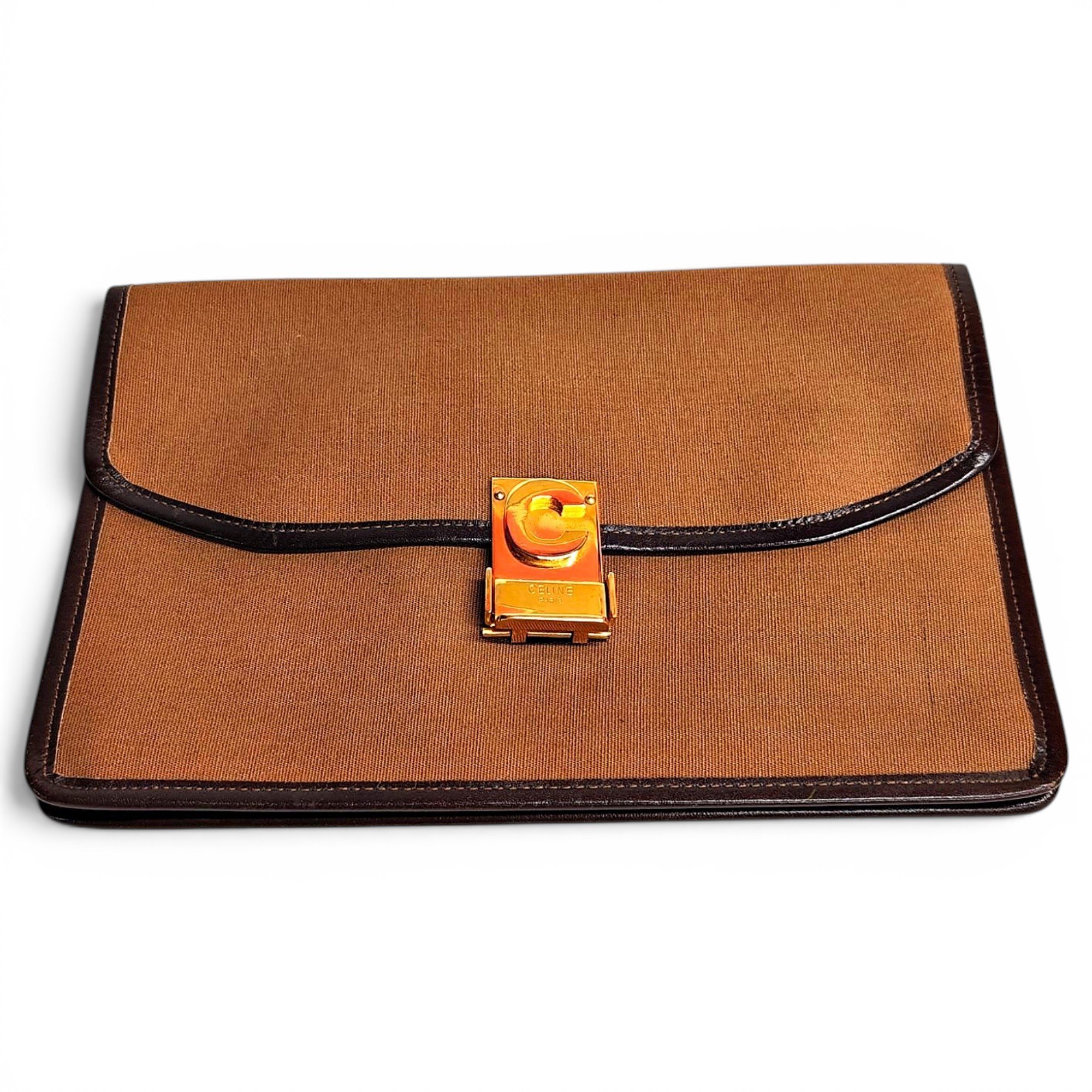 Celine Charm cloth clutch bag