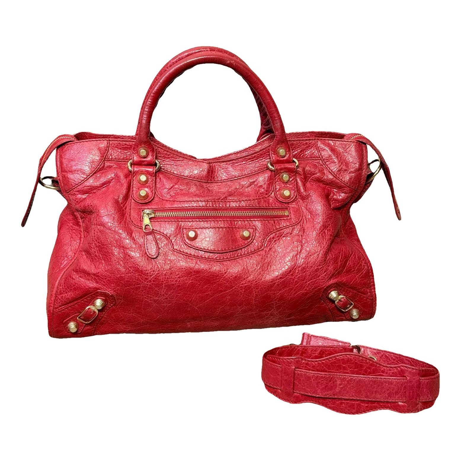 Leather handbag