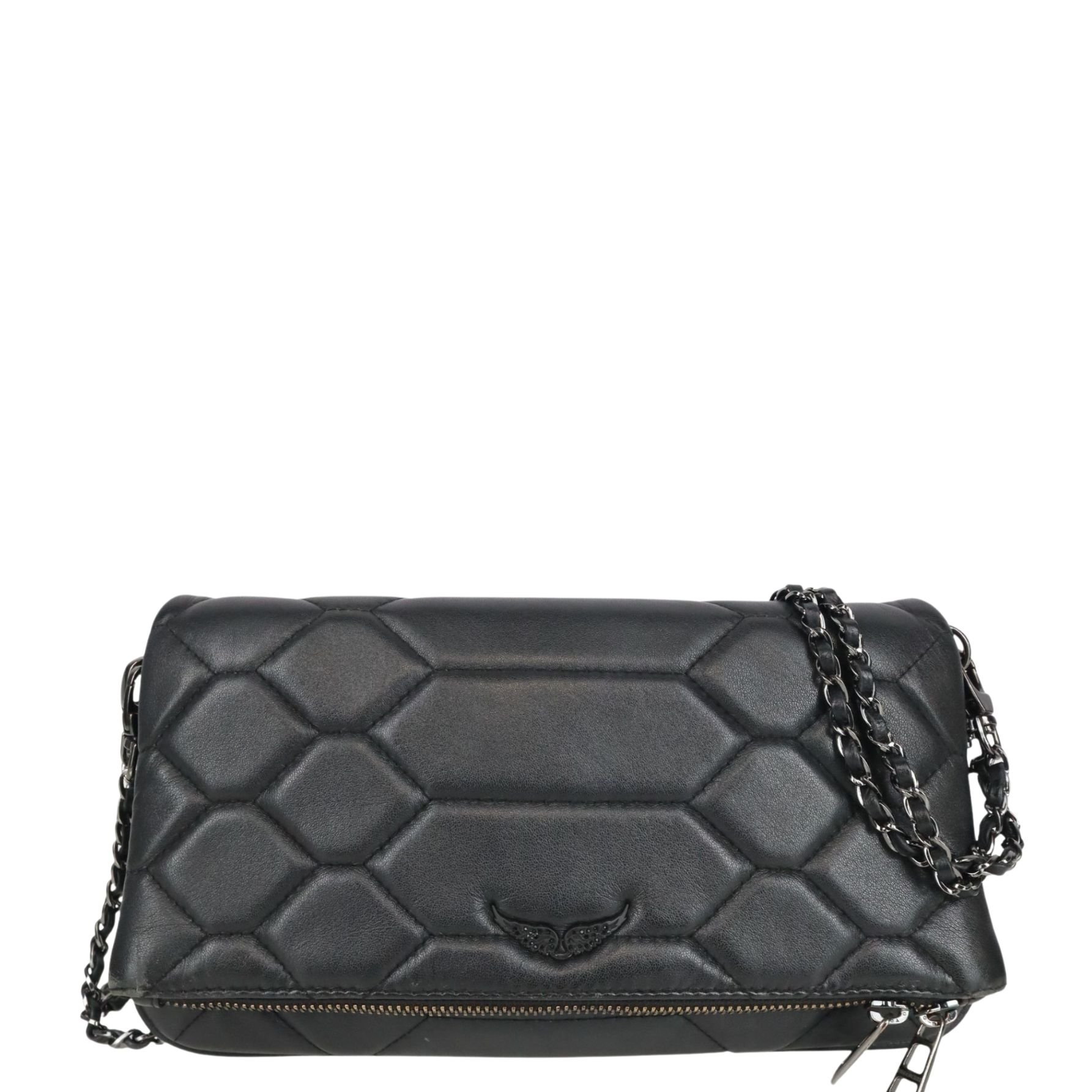 Leather crossbody bag